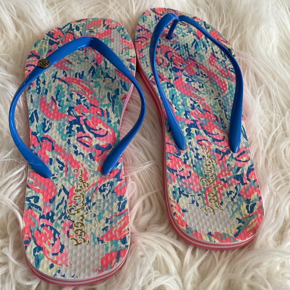 LILY PULITZER flip flops - Picture 6 of 12
